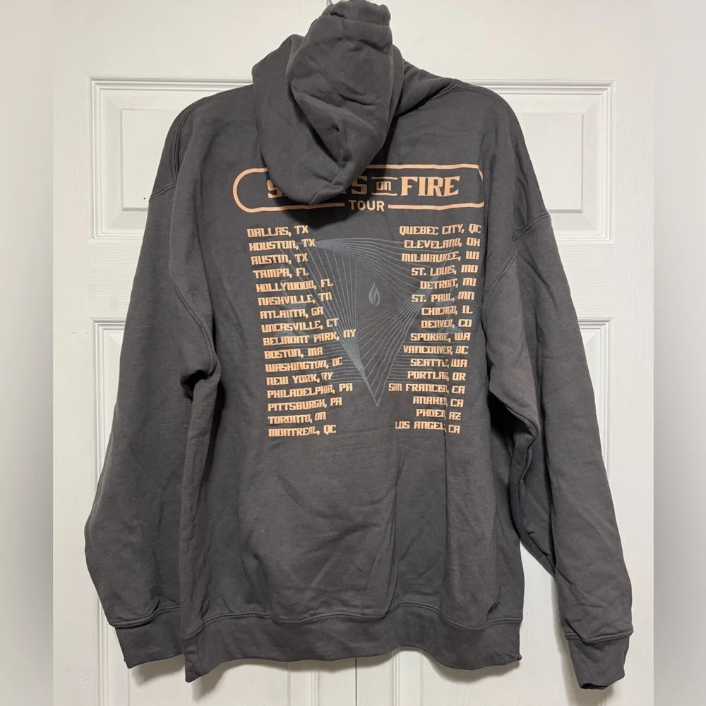 2022 Smashing Pumpkins Spirits On Fire Hoodie L North… - Gem